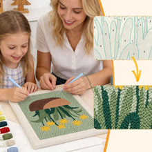 Carica l'immagine nel visualizzatore di Gallery, Punch Needle Kit con cornice - Narcisi al Sole