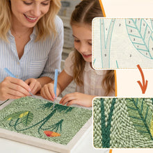 Carica l'immagine nel visualizzatore di Gallery, Punch Needle Kit con cornice - Prato Selvatico