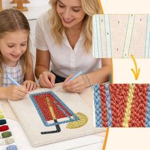 Carica l'immagine nel visualizzatore di Gallery, Punch Needle Kit con cornice - Bevanda agli Agrumi