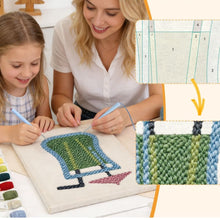 Carica l'immagine nel visualizzatore di Gallery, Punch Needle Kit con cornice - Bevanda Esotica