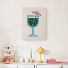 Carica l'immagine nel visualizzatore di Gallery, Punch Needle Kit con cornice - Brezza Tropicale