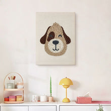 Carica l'immagine nel visualizzatore di Gallery, Punch Needle Kit con cornice - Cane Sorridente