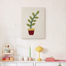 Carica l'immagine nel visualizzatore di Gallery, Punch Needle Kit con cornice - Gioia in Vaso