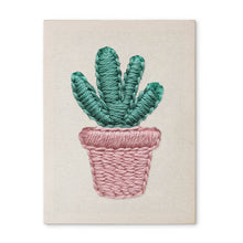 Carica l'immagine nel visualizzatore di Gallery, Punch Needle Kit con cornice - Piccolo Cactus Figured'Art