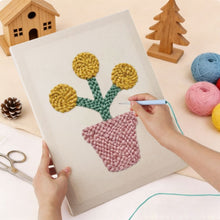 Carica l'immagine nel visualizzatore di Gallery, Punch Needle Kit con cornice - Pollice Verde
