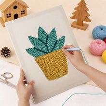 Carica l'immagine nel visualizzatore di Gallery, Punch Needle Kit con cornice - Succulenta al Sole