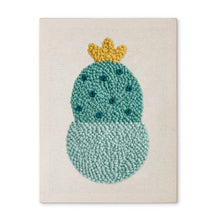 Carica l'immagine nel visualizzatore di Gallery, Punch Needle Kit con cornice - Piccolo Cactus in Fiore Figured'Art