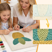 Carica l'immagine nel visualizzatore di Gallery, Punch Needle Kit con cornice - Mini Pianta Verde