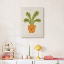Carica l'immagine nel visualizzatore di Gallery, Punch Needle Kit con cornice - Pianta Felice