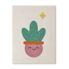 Carica l'immagine nel visualizzatore di Gallery, Punch Needle Kit con cornice - Cactus Sorridente Figured'Art