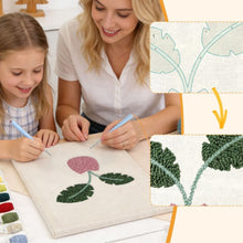 Carica l'immagine nel visualizzatore di Gallery, Punch Needle Kit con cornice - Fioritura Tropicale