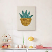 Carica l'immagine nel visualizzatore di Gallery, Punch Needle Kit con cornice - Succulenta Baciata dal Sole