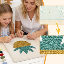 Carica l'immagine nel visualizzatore di Gallery, Punch Needle Kit con cornice - Succulenta Baciata dal Sole