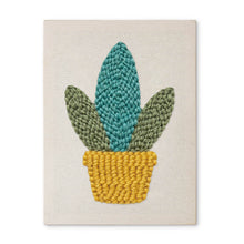 Carica l'immagine nel visualizzatore di Gallery, Punch Needle Kit con cornice - Succulenta Dorata Figured'Art