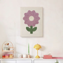 Carica l'immagine nel visualizzatore di Gallery, Punch Needle Kit con cornice - Fiore di Lillà