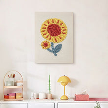 Carica l'immagine nel visualizzatore di Gallery, Punch Needle Kit con cornice - Girasole