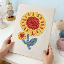 Carica l'immagine nel visualizzatore di Gallery, Punch Needle Kit con cornice - Girasole