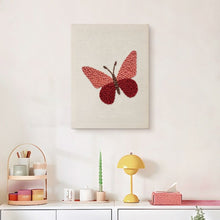 Carica l'immagine nel visualizzatore di Gallery, Punch Needle Kit con cornice - Ali Cremisi