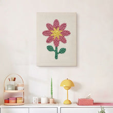 Carica l'immagine nel visualizzatore di Gallery, Punch Needle Kit con cornice - Petali di Primavera