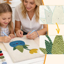 Carica l'immagine nel visualizzatore di Gallery, Punch Needle Kit con cornice - Succulenta Felice