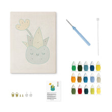 Carica l'immagine nel visualizzatore di Gallery, Punch Needle Kit con cornice - Succulenta Felice
