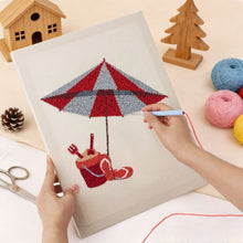 Carica l'immagine nel visualizzatore di Gallery, Punch Needle Kit con cornice - Atmosfera Estiva