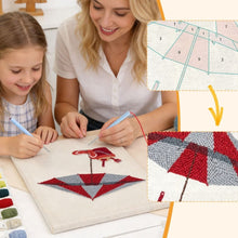 Carica l'immagine nel visualizzatore di Gallery, Punch Needle Kit con cornice - Atmosfera Estiva