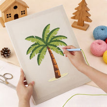 Carica l'immagine nel visualizzatore di Gallery, Punch Needle Kit con cornice - Paradiso delle Palme