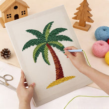 Carica l'immagine nel visualizzatore di Gallery, Punch Needle Kit con cornice - Fuga sull’Isola