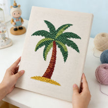 Carica l'immagine nel visualizzatore di Gallery, Punch Needle Kit con cornice - Fuga sull’Isola