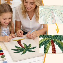 Carica l'immagine nel visualizzatore di Gallery, Punch Needle Kit con cornice - Fuga sull’Isola