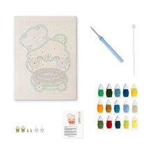 Carica l'immagine nel visualizzatore di Gallery, Punch Needle Kit con cornice - Coniglio Pasticcere