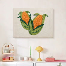 Carica l'immagine nel visualizzatore di Gallery, Punch Needle Kit con cornice - Mais Dorato