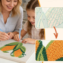 Carica l'immagine nel visualizzatore di Gallery, Punch Needle Kit con cornice - Mais Dorato