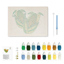 Carica l'immagine nel visualizzatore di Gallery, Punch Needle Kit con cornice - Mais Dorato