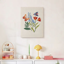 Carica l'immagine nel visualizzatore di Gallery, Punch Needle Kit con cornice - Farfalla in Fiore