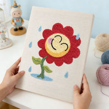 Carica l'immagine nel visualizzatore di Gallery, Punch Needle Kit con cornice - Gioia nei Giorni di Pioggia
