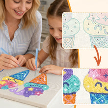Carica l'immagine nel visualizzatore di Gallery, Punch Needle Kit con cornice - Sogni di Gelato