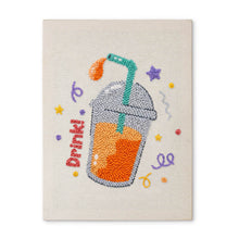 Carica l'immagine nel visualizzatore di Gallery, Punch Needle Kit con cornice - Bollicine e Divertimento Figured'Art