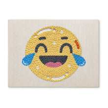Carica l'immagine nel visualizzatore di Gallery, Punch Needle Kit con cornice - Emoji che ride Figured'Art