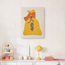 Carica l'immagine nel visualizzatore di Gallery, Punch Needle Kit con cornice - Fortuna Dorata