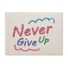 Carica l'immagine nel visualizzatore di Gallery, Punch Needle Kit con cornice - Never Give Up Figured'Art