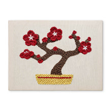 Carica l'immagine nel visualizzatore di Gallery, Punch Needle Kit con cornice - Bonsai di Ciliegio in Fiore Figured'Art