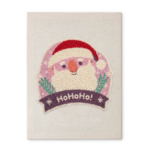 Carica l'immagine nel visualizzatore di Gallery, Punch Needle Kit con cornice - Risata di Babbo Natale Figured'Art
