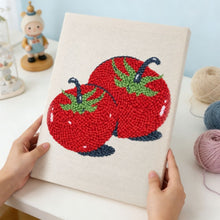 Carica l'immagine nel visualizzatore di Gallery, Punch Needle Kit con cornice - Pomodori Freschi