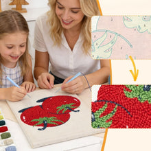 Carica l'immagine nel visualizzatore di Gallery, Punch Needle Kit con cornice - Pomodori Freschi