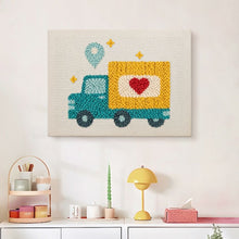 Carica l'immagine nel visualizzatore di Gallery, Punch Needle Kit con cornice - Consegna d’Amore
