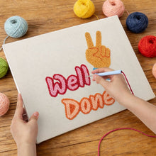 Carica l'immagine nel visualizzatore di Gallery, Punch Needle Kit con cornice - Well Done