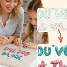 Carica l'immagine nel visualizzatore di Gallery, Punch Needle Kit con cornice - You've Got This