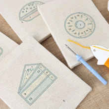 Carica l'immagine nel visualizzatore di Gallery, Punch Needle Kit (4 pezzi) con cornici - Street Food 2